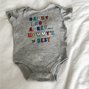 4/$20 Bodysuit Onesie With Colourful Lettering | Carter’s | 12 Months